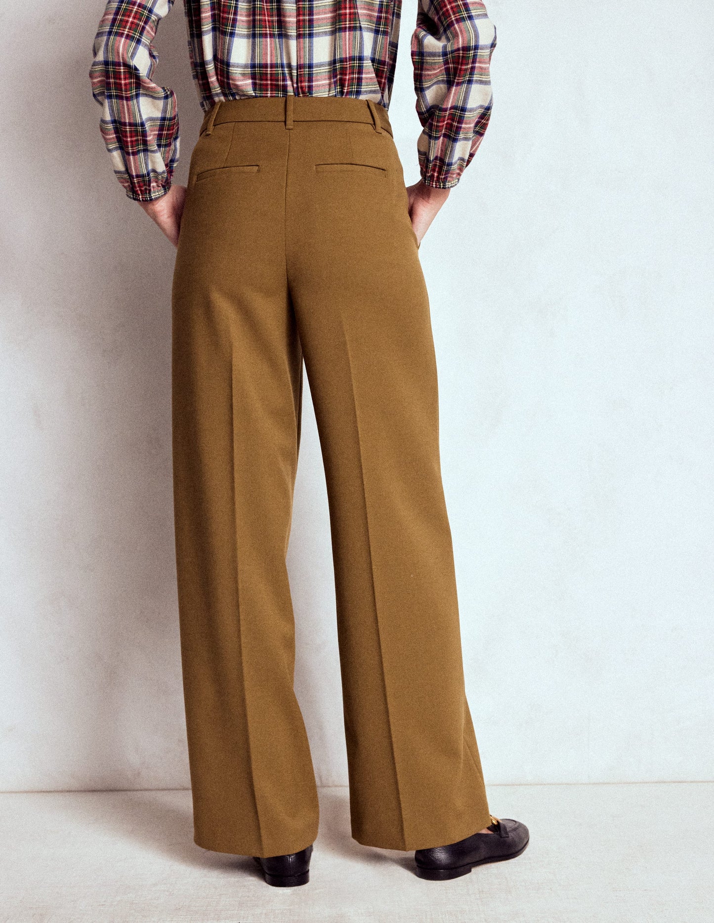 Belgravia Tailored Pants-Tobacco