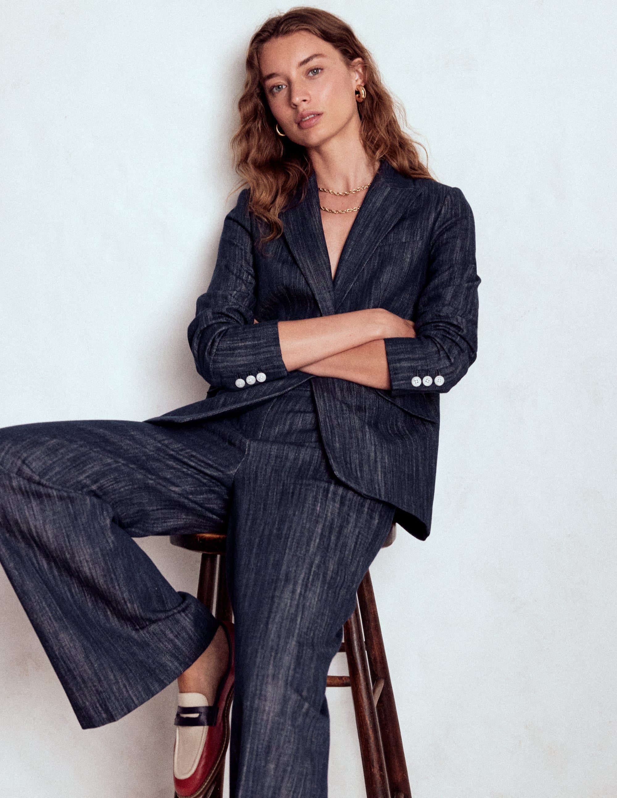 Belgravia Twill Pants-Navy Indigo - Image 1
