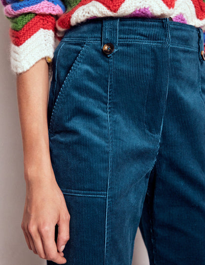 Pimlico Cord Pants-Indigo Blue-5