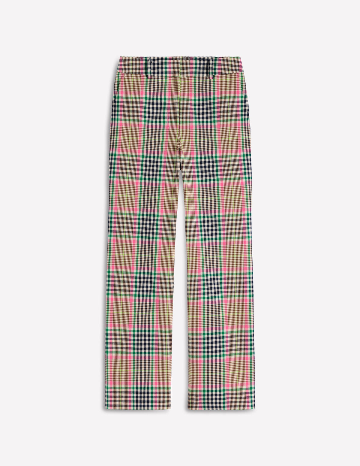 Canonbury Tailored Pants-Brown,Rose Pink and Navy Check - Image 6