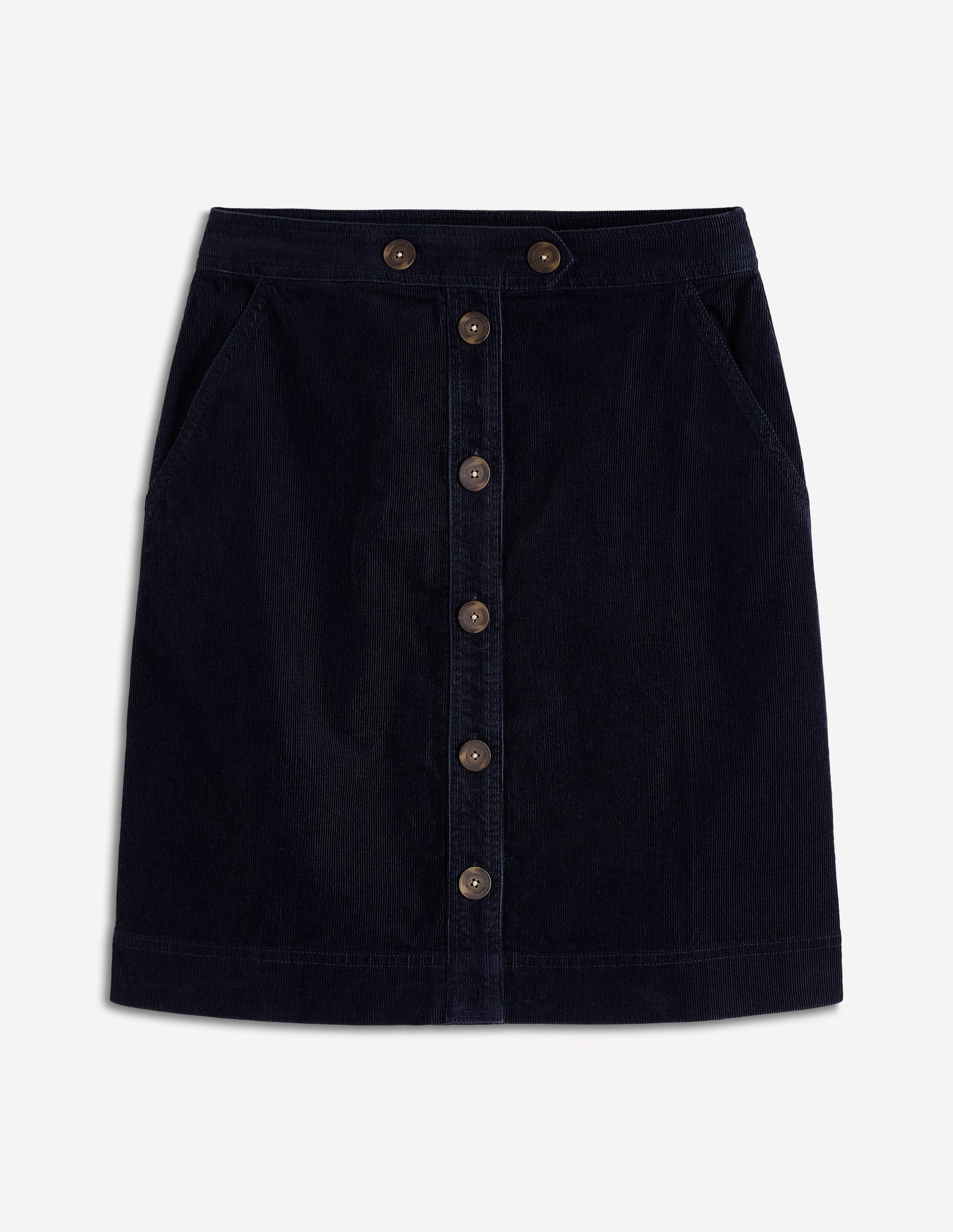 Cecelia Cord Skirt-Navy-6