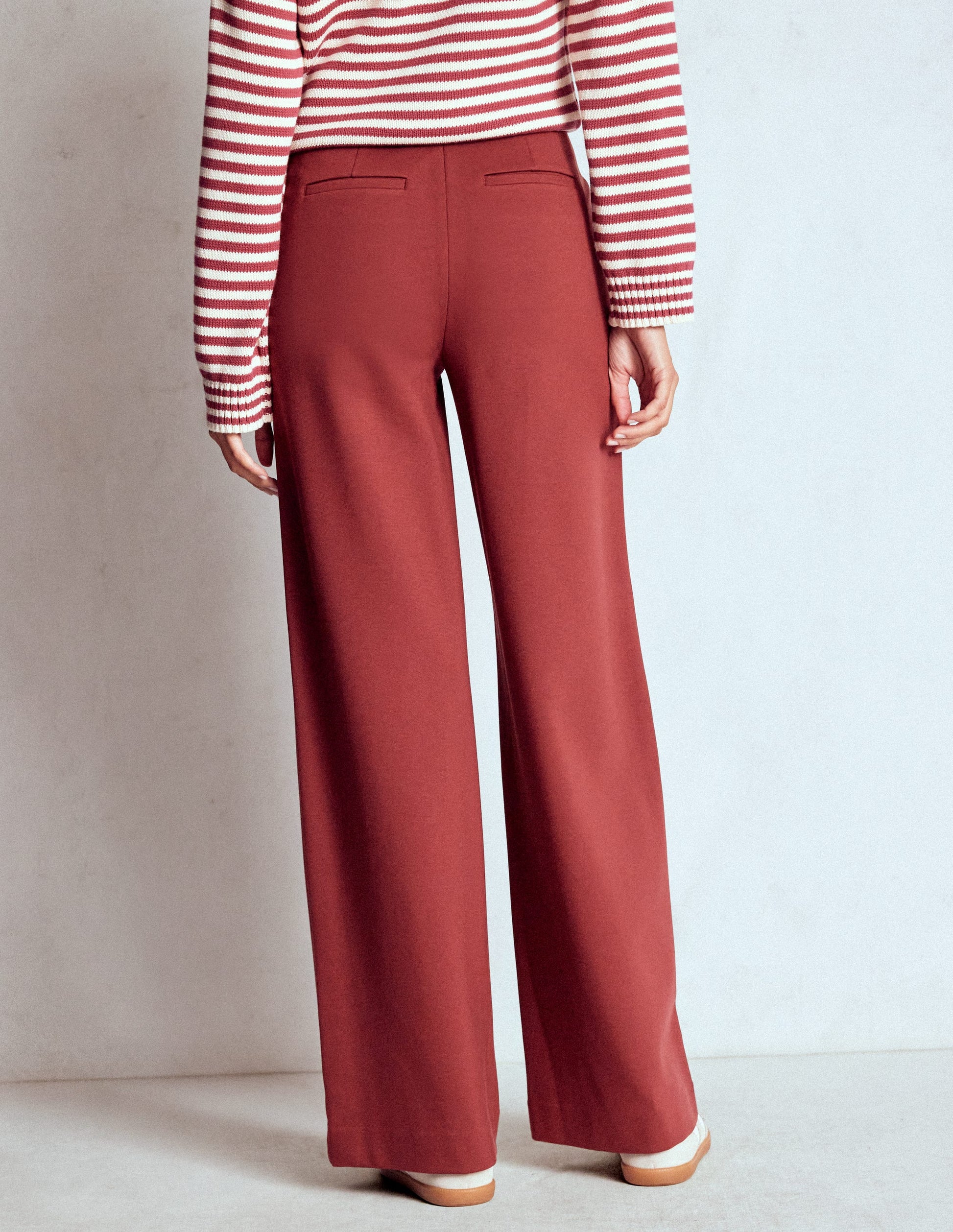 Belgravia Ponte Pants-Chestnut-2
