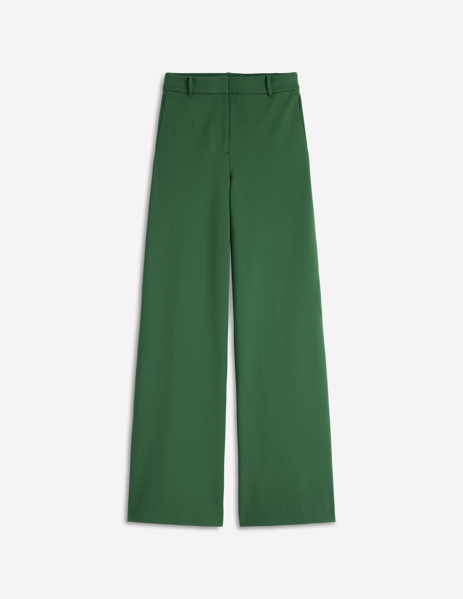 Belgravia Ponte Pants-Hunter Green-5