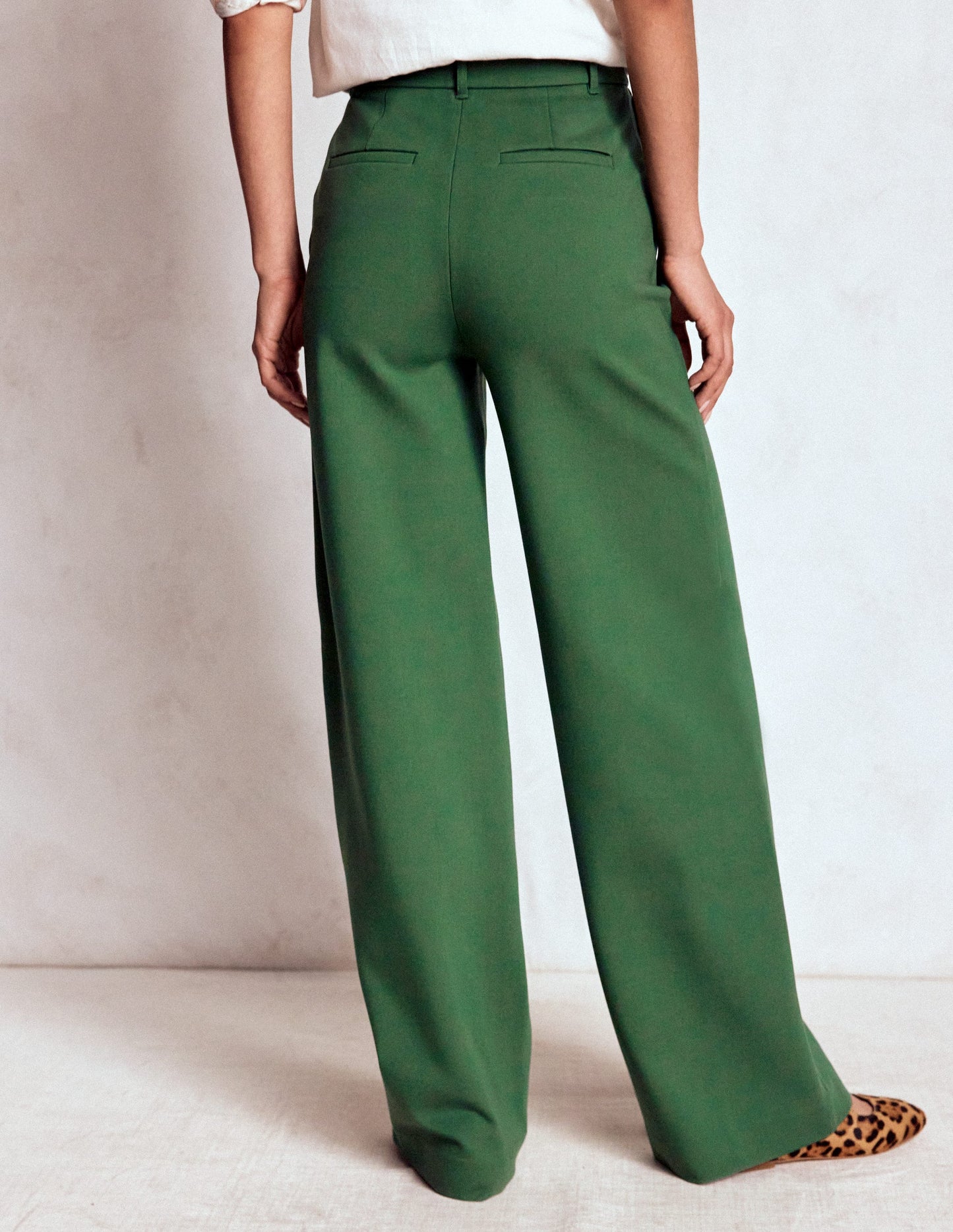 Belgravia Ponte Pants-Hunter Green