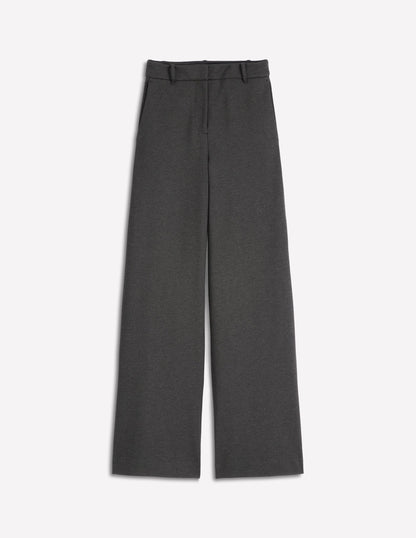 Belgravia Ponte Pants-Charcoal Grey-5