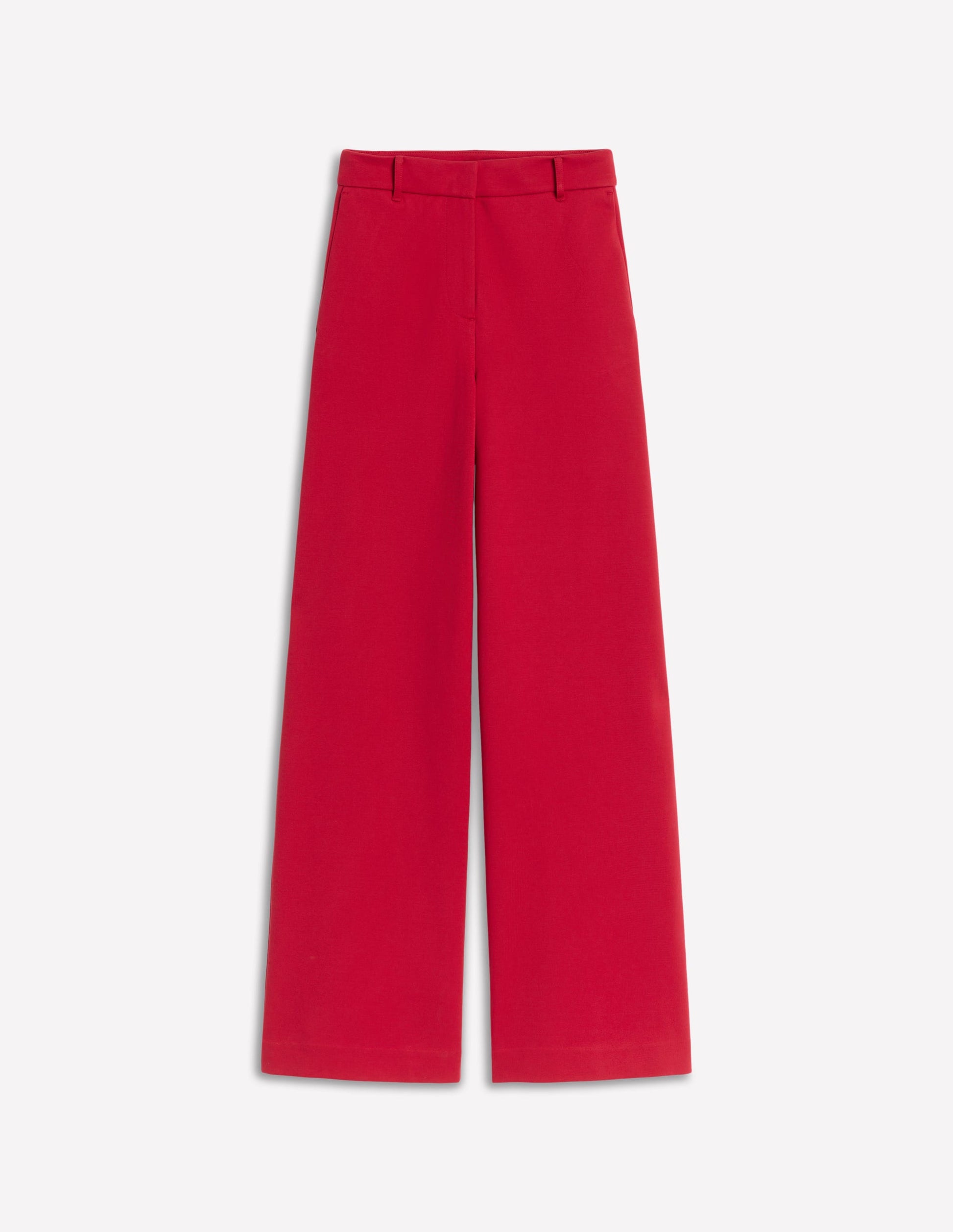 Belgravia Ponte Pants-Carmine Red-6