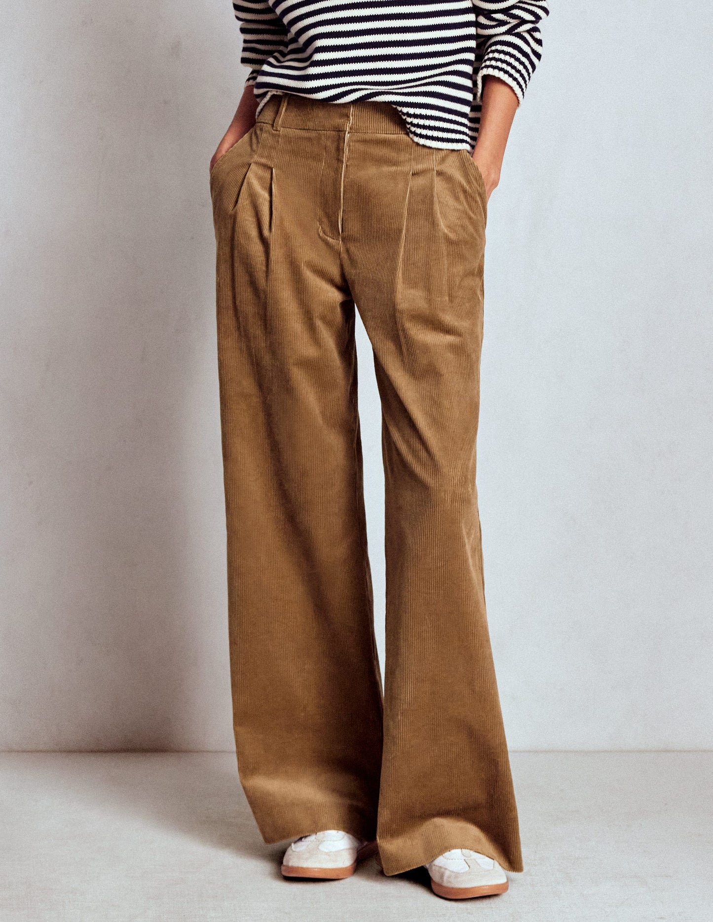 Kensington Cord Pants-Latte