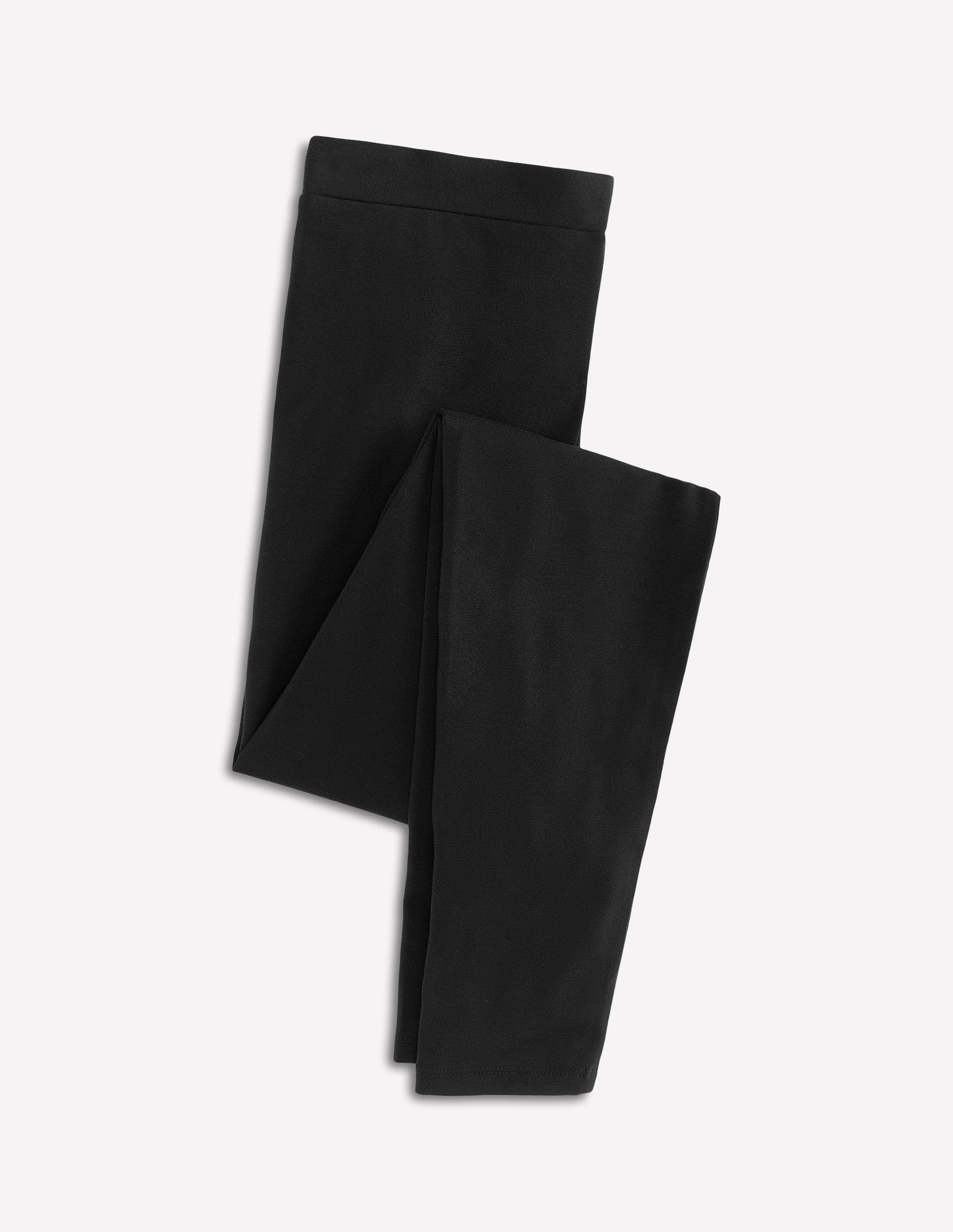 High Rise Jersey Leggings-Black-5