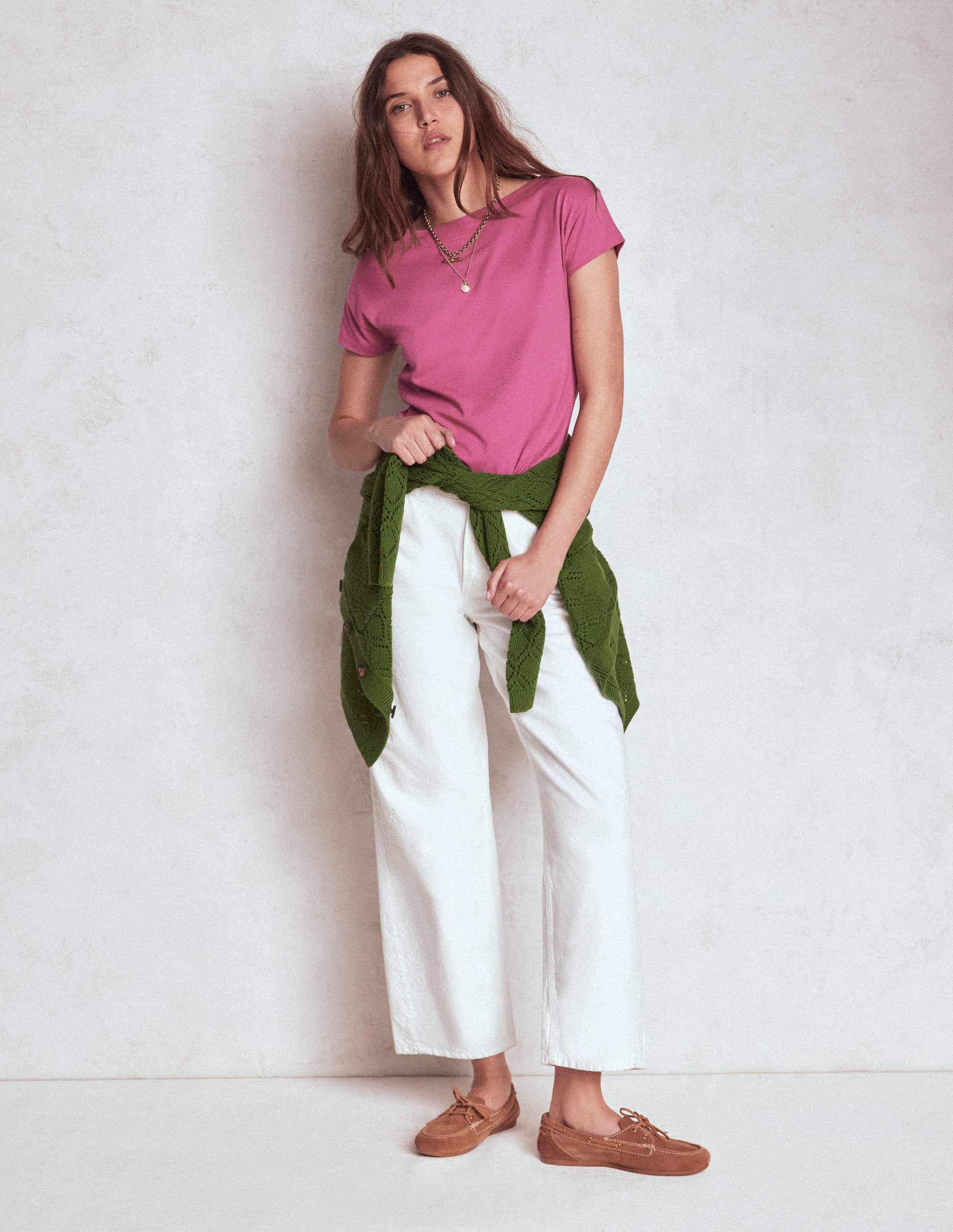 Supersoft Boat Neck T-Shirt-Purple Damson-4