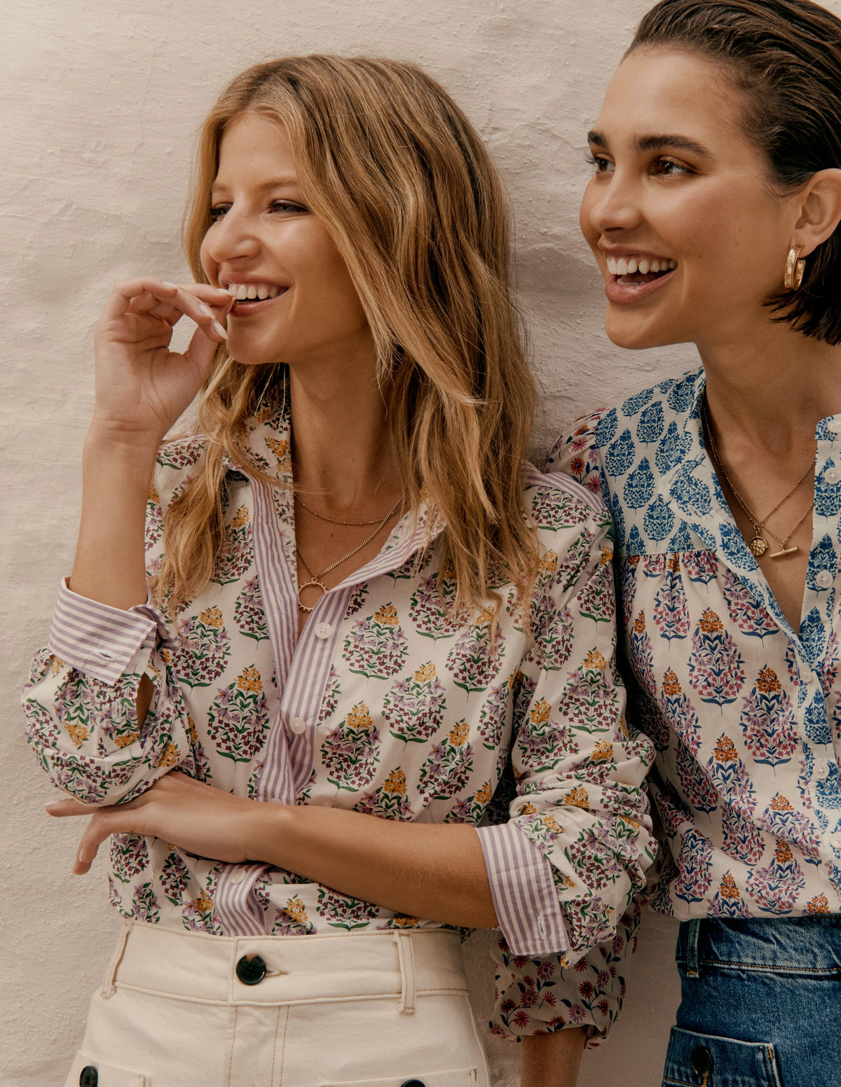 Sienna Cotton Shirt-Multi, Wildflower Bouquet - Image 5