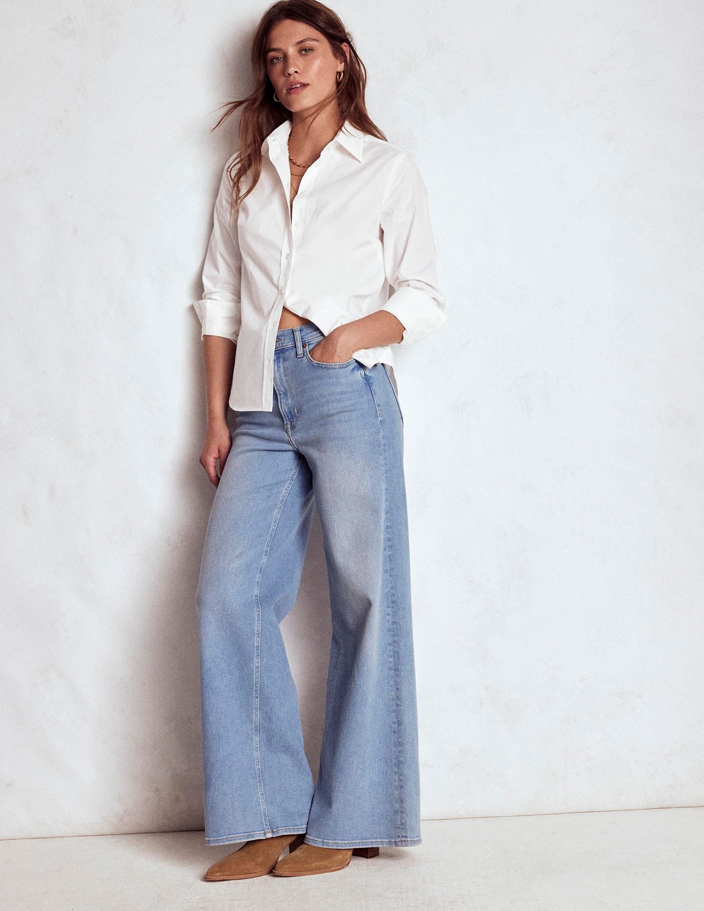 Sienna Cotton Shirt-White