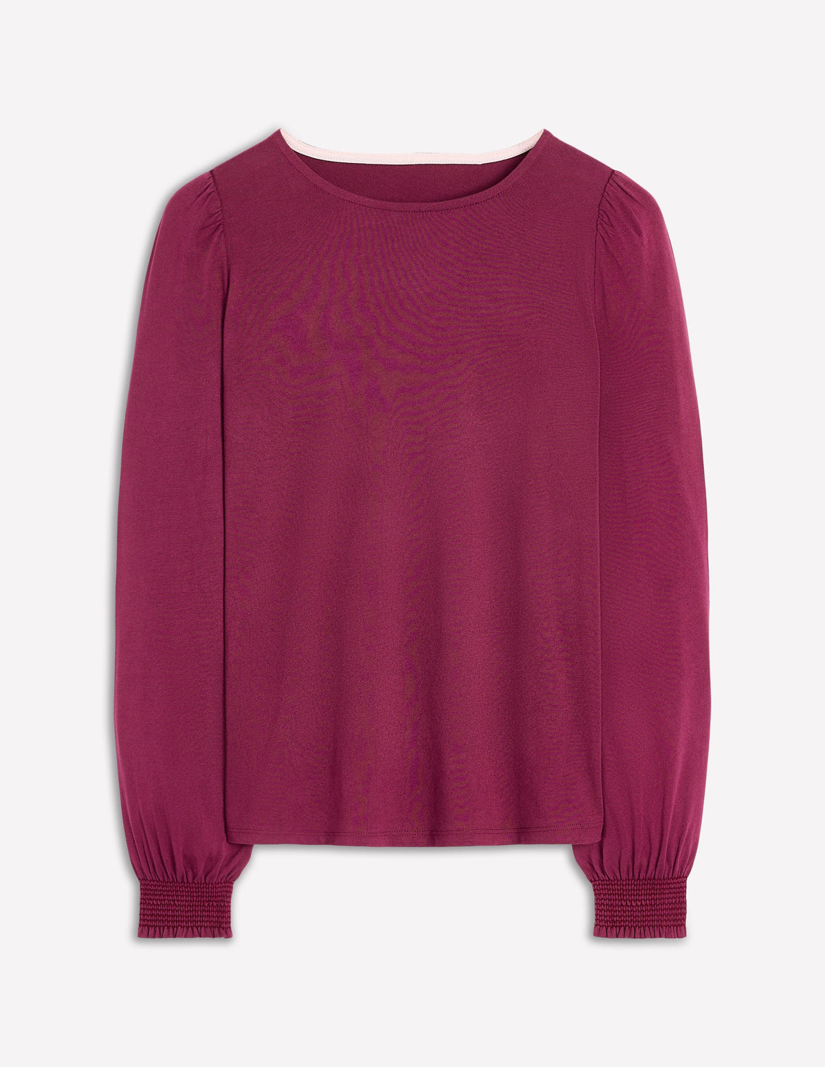 Smocked Cuff Supersoft Top-Deep Wisteria - Image 5
