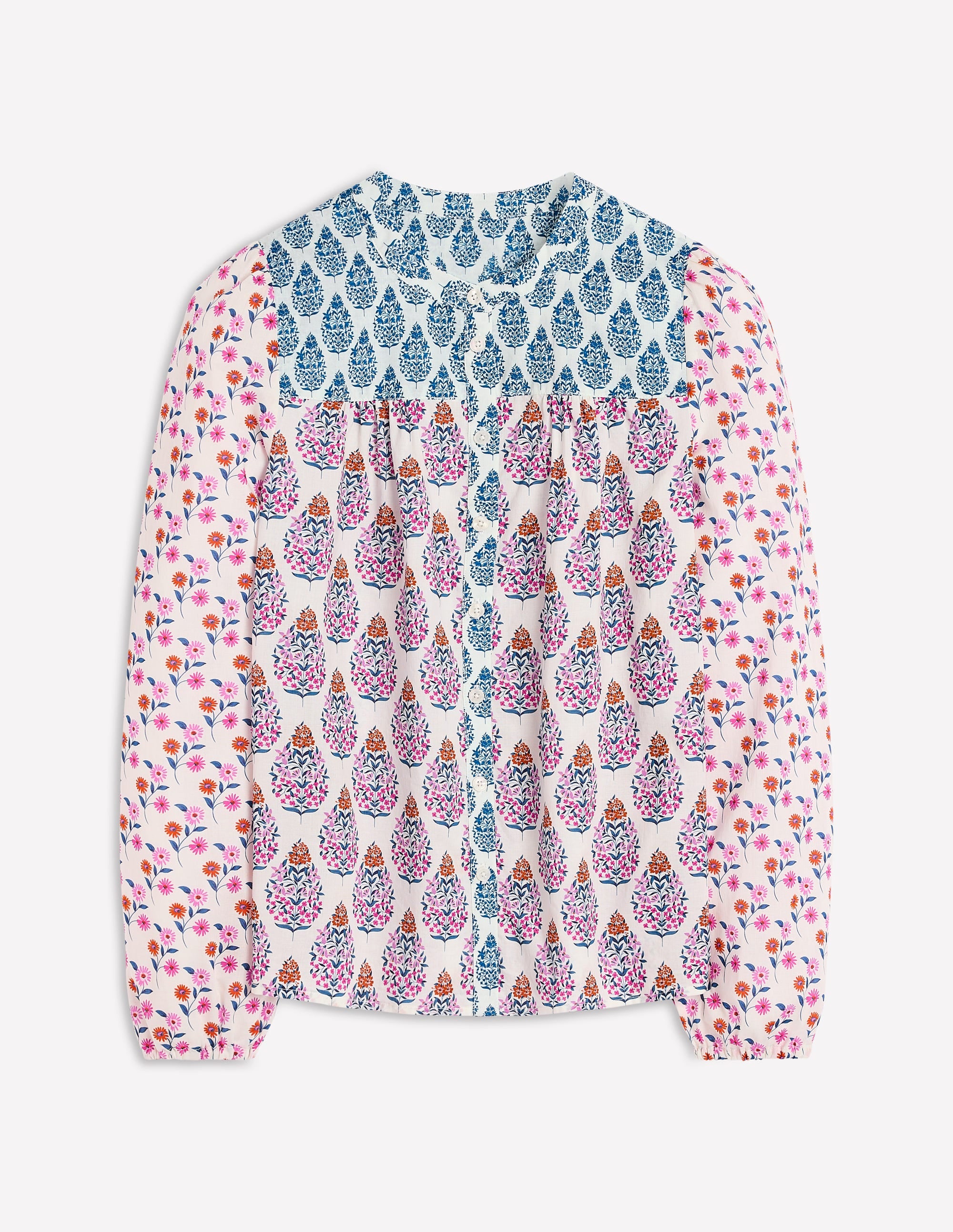 Corrine Cotton Top-Multi, Wildflower Bouquet - Image 6