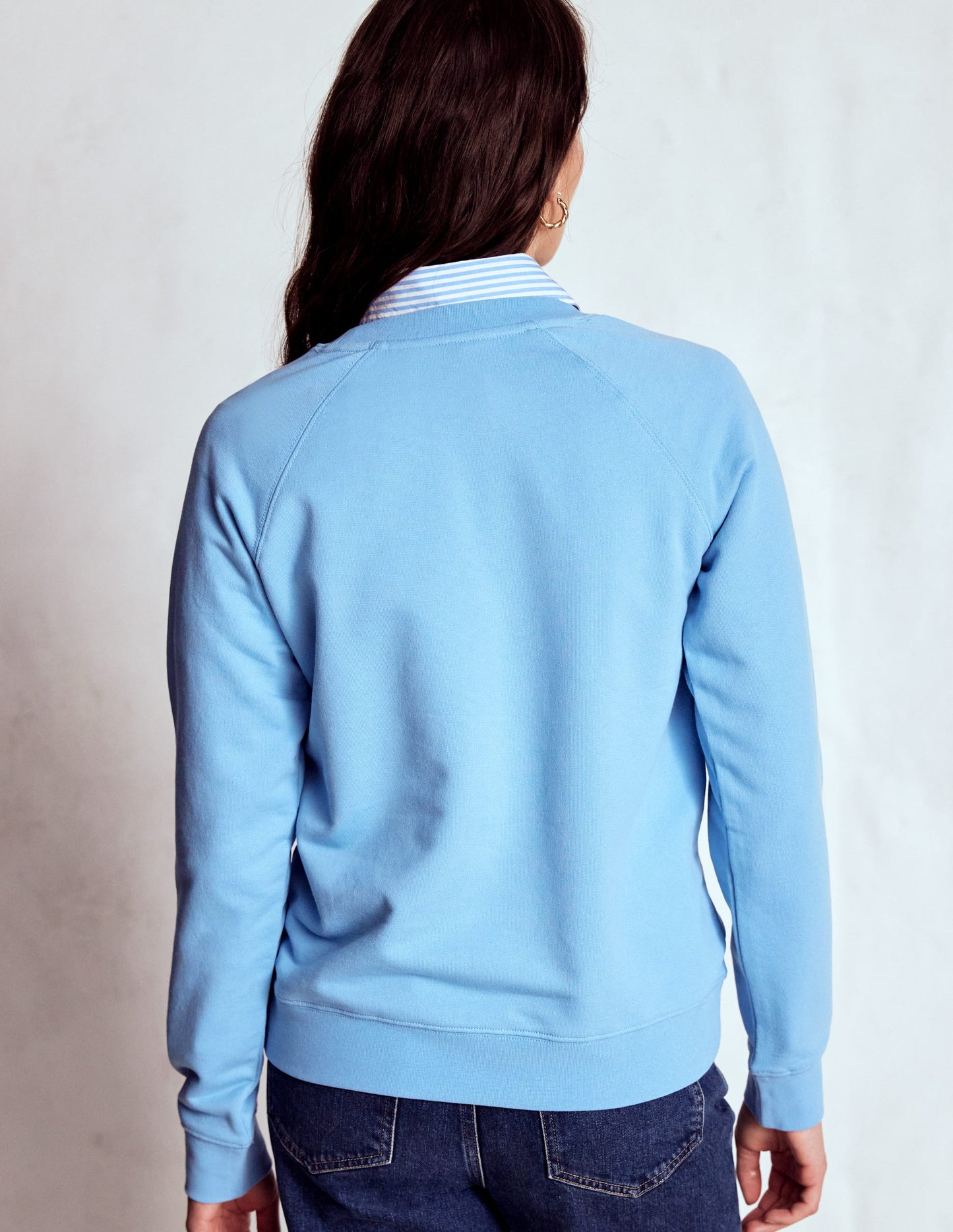 Rosa Embroidered Sweatshirt-Grumpy Cat