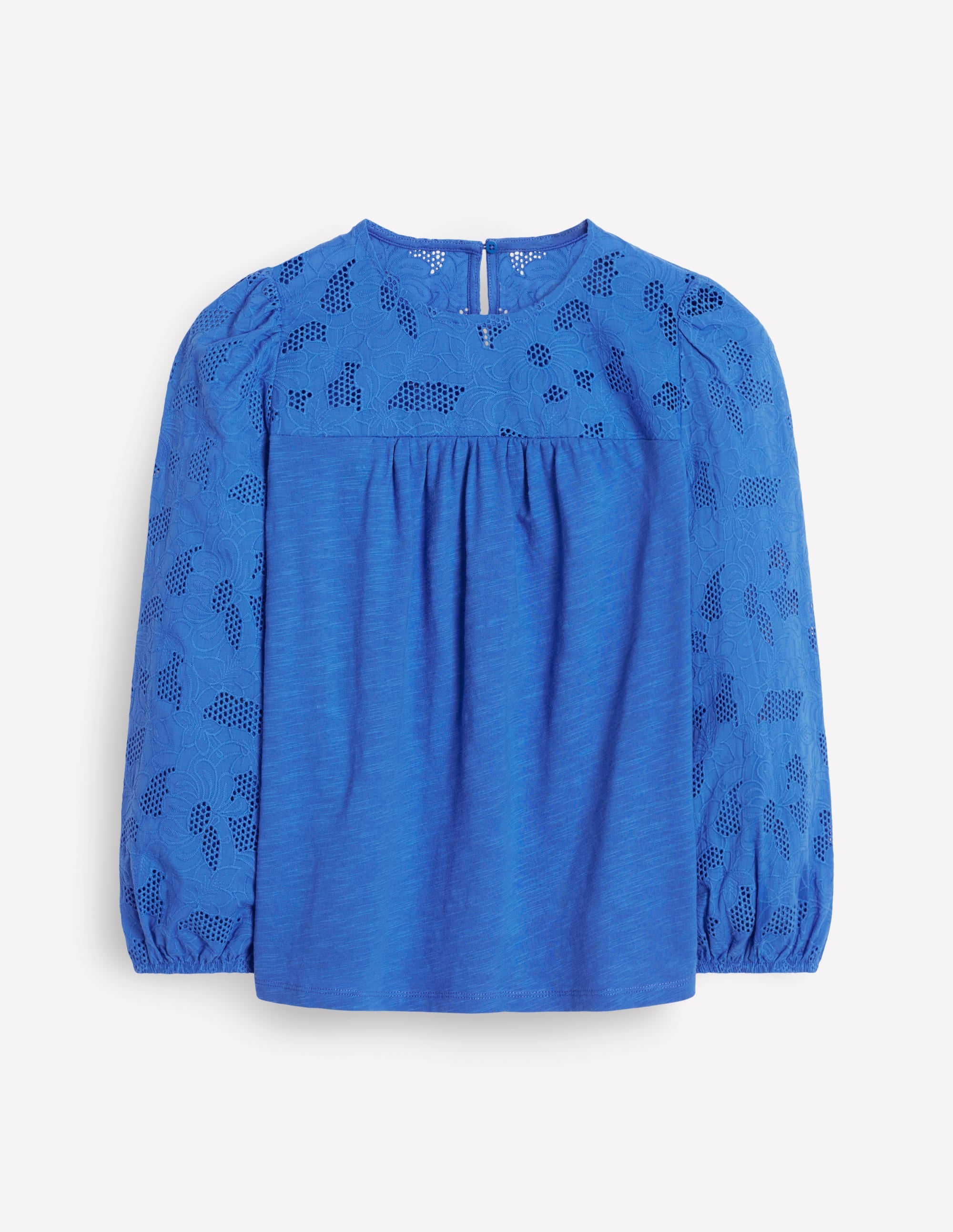 May Broderie Top-Cabana Blue - Image 4