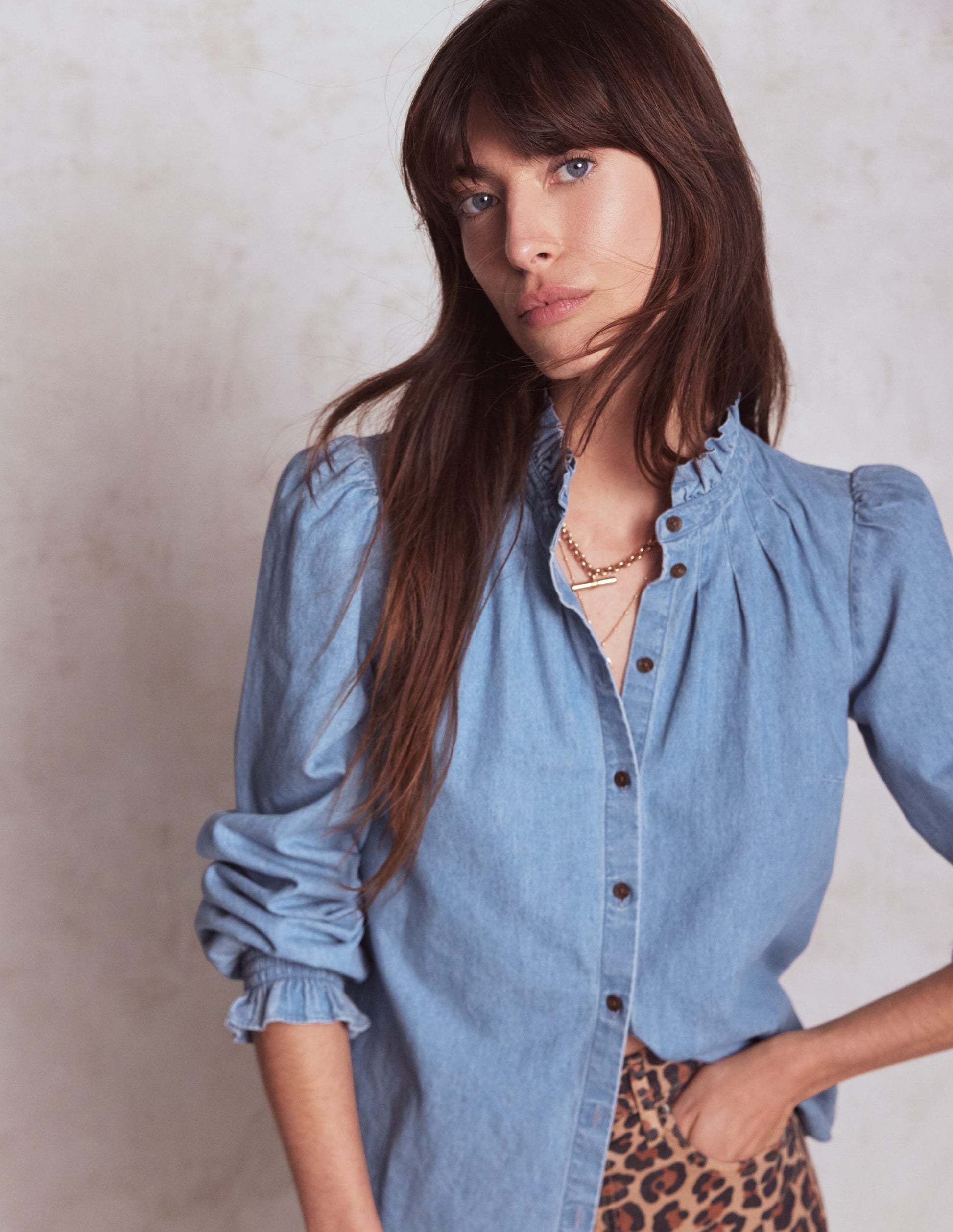 Lorna Denim Top-Light Authentic-1