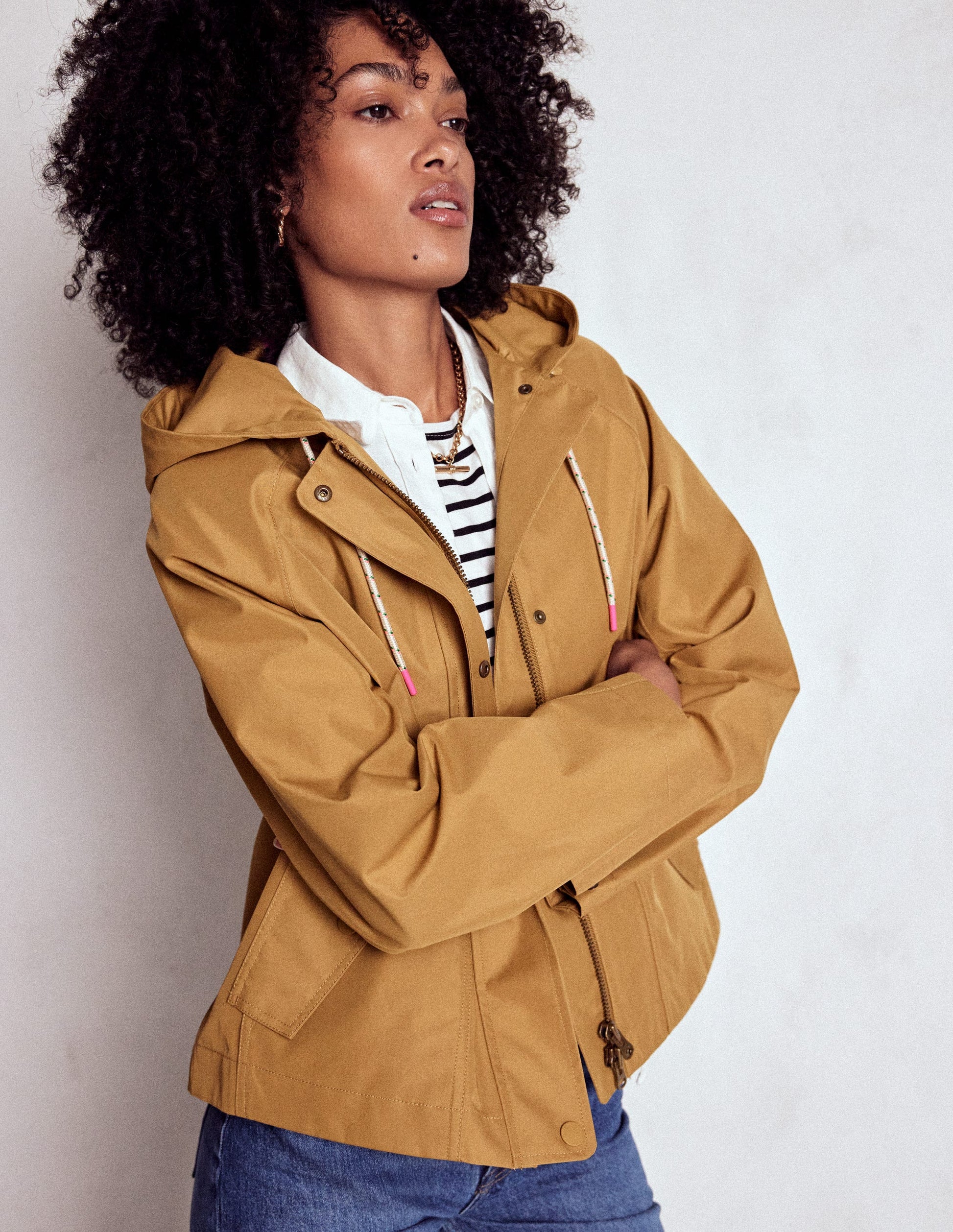 Lightweight Rain Mac-Hazelnut Brown-1