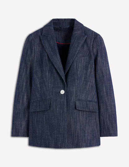 Woodbridge Twill Blazer-Navy, Indigo-9