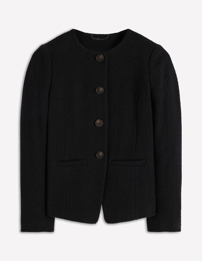 Hampstead Textured Blazer-Black-6