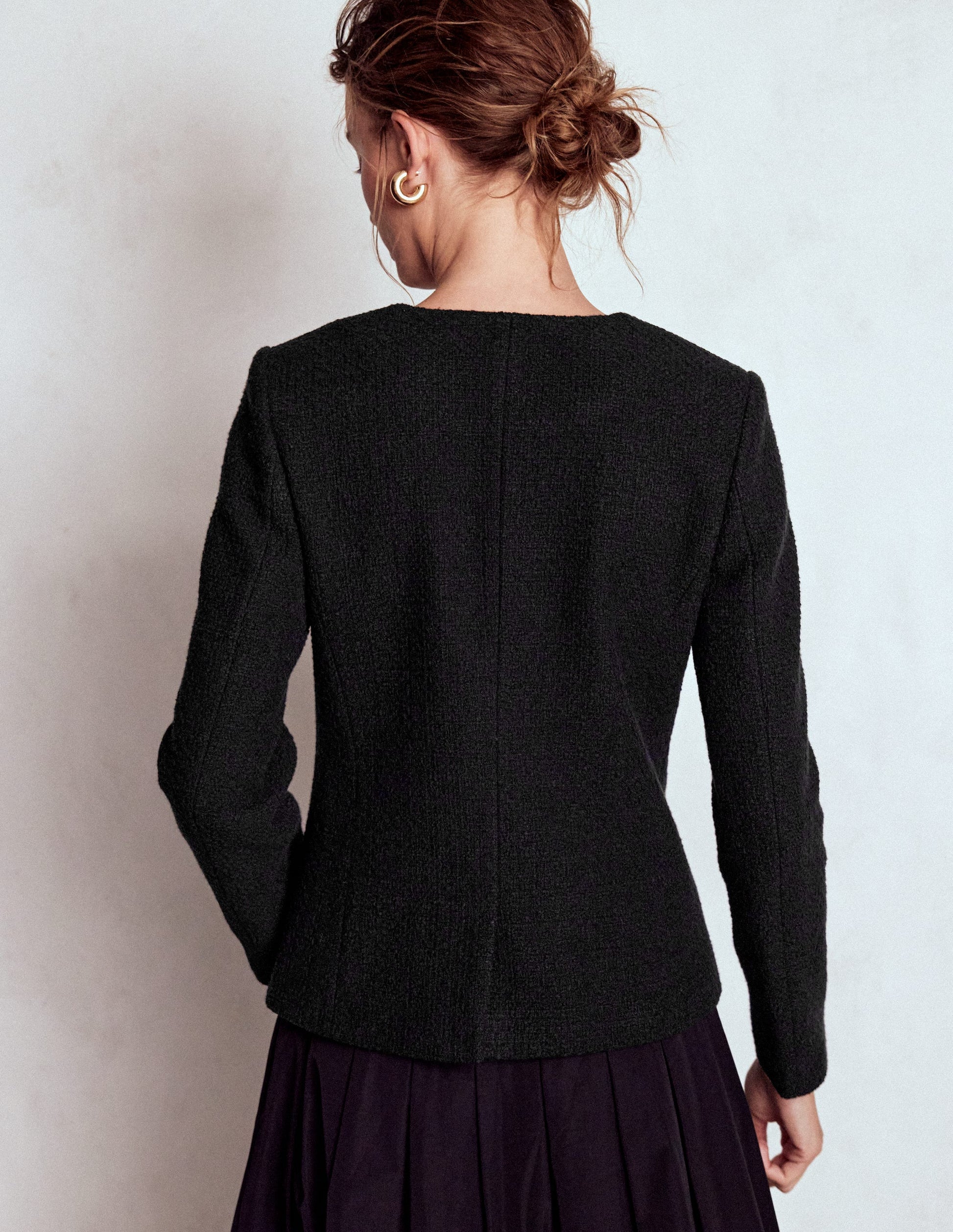 Hampstead Textured Blazer-Black-3