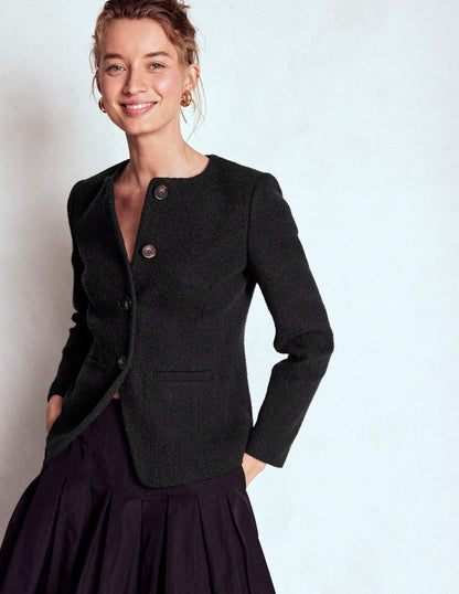 Hampstead Textured Blazer-Black-4