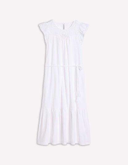 Juliet Broderie Midi Dress-White-7