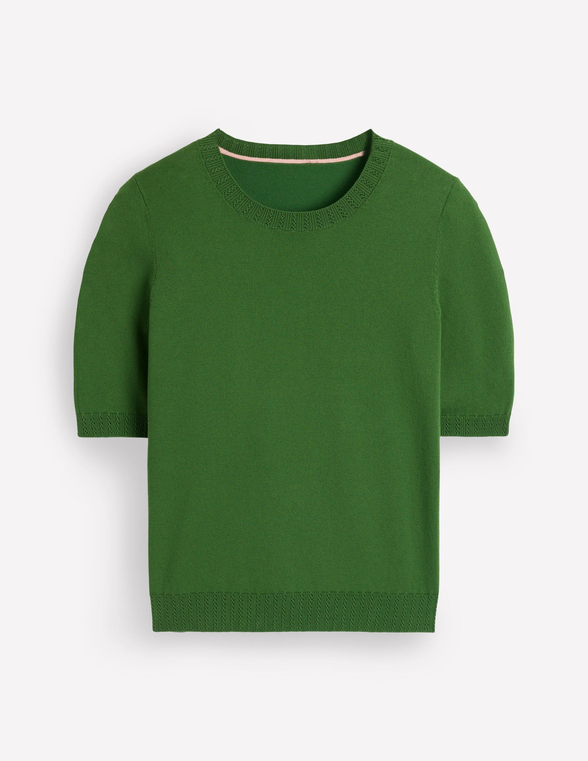 Emilia Cotton Crew T-shirt-Promenade Green-7