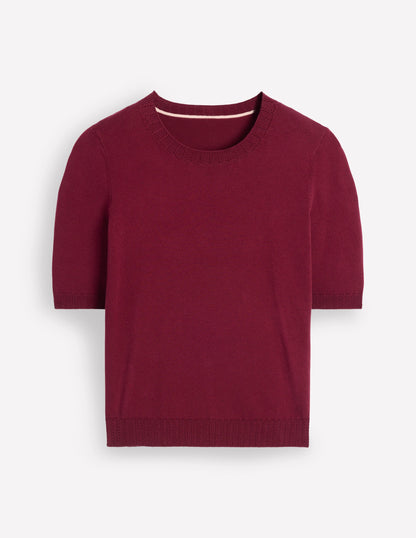 Emilia Cotton Crew T-shirt-Deep Wisteria-7