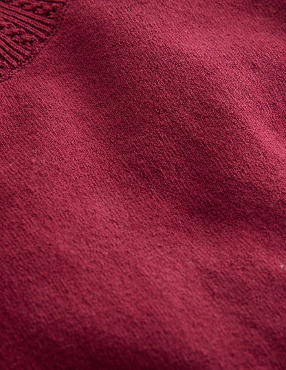 Emilia Cotton Crew T-shirt-Deep Wisteria-8