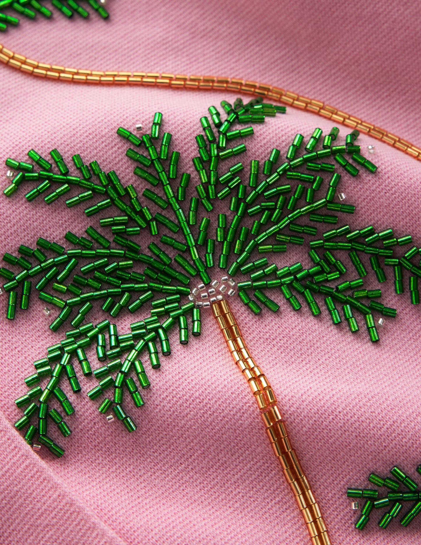 Embellished  Cardigan-Soft Pink