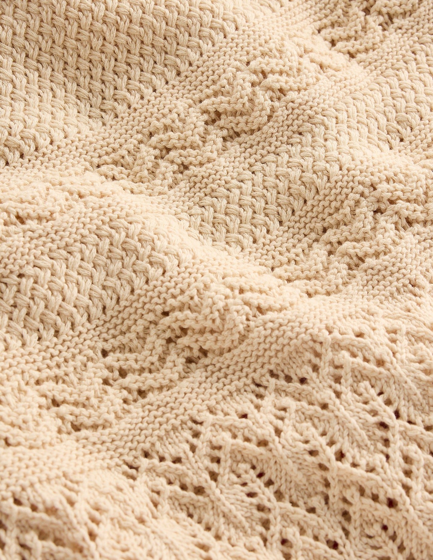 Cotton Stitch Crew Tank-Warm Ivory