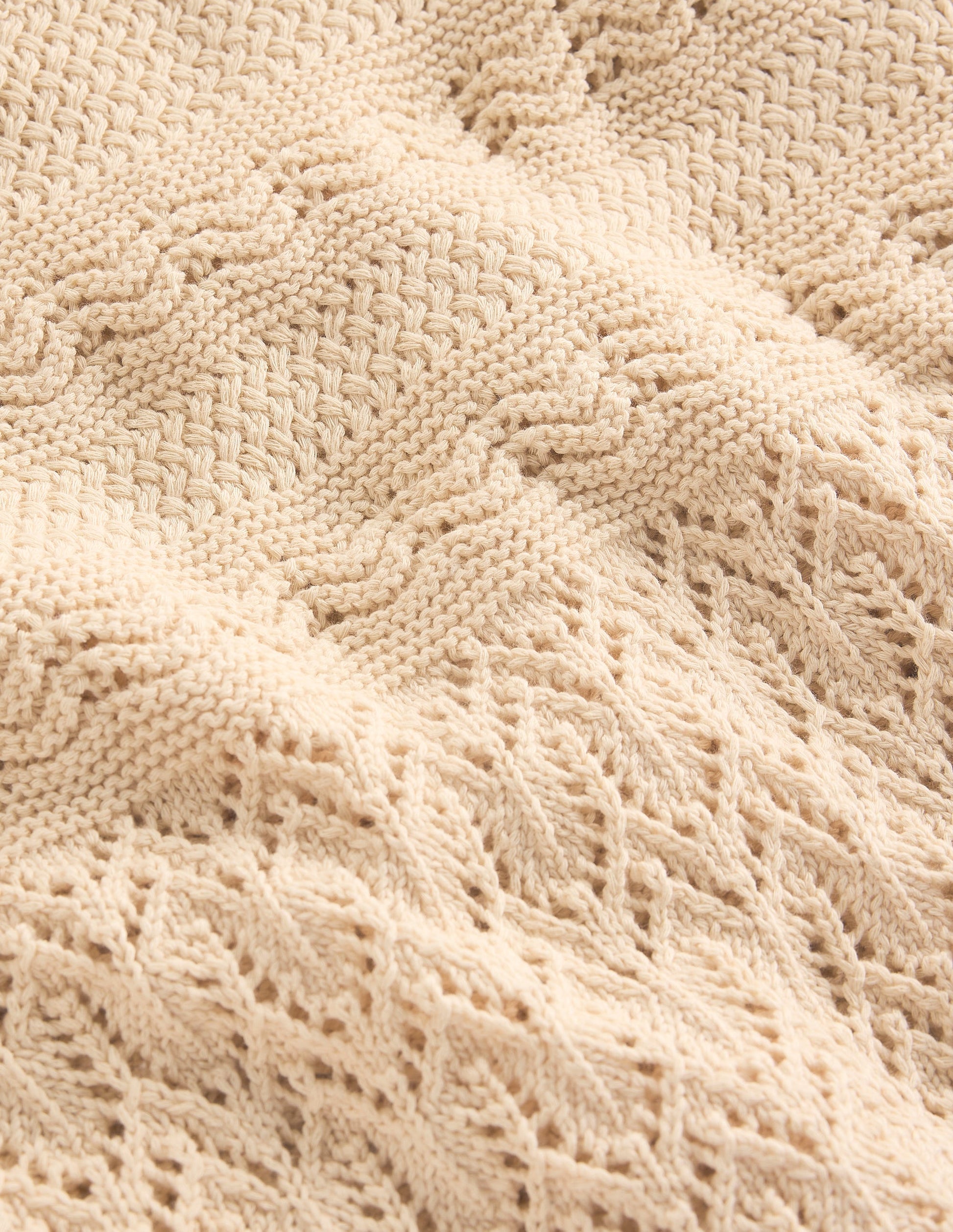 Cotton Stitch Crew Jumper-Warm Ivory-6