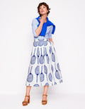 Verity Linen Midi Skirt-Ivory, Tennis