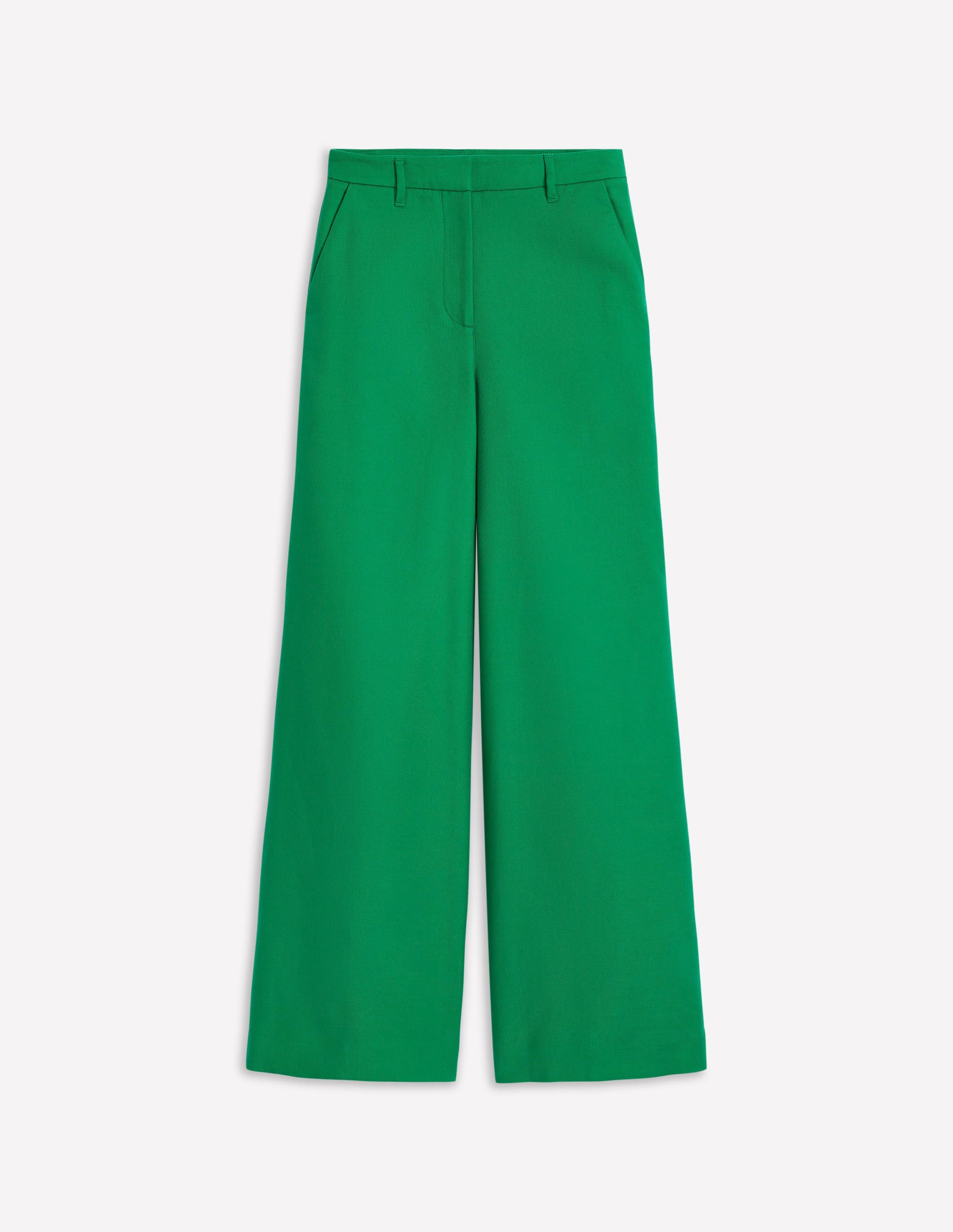 Wide Flare Pants-Rich Emerald - Image 6