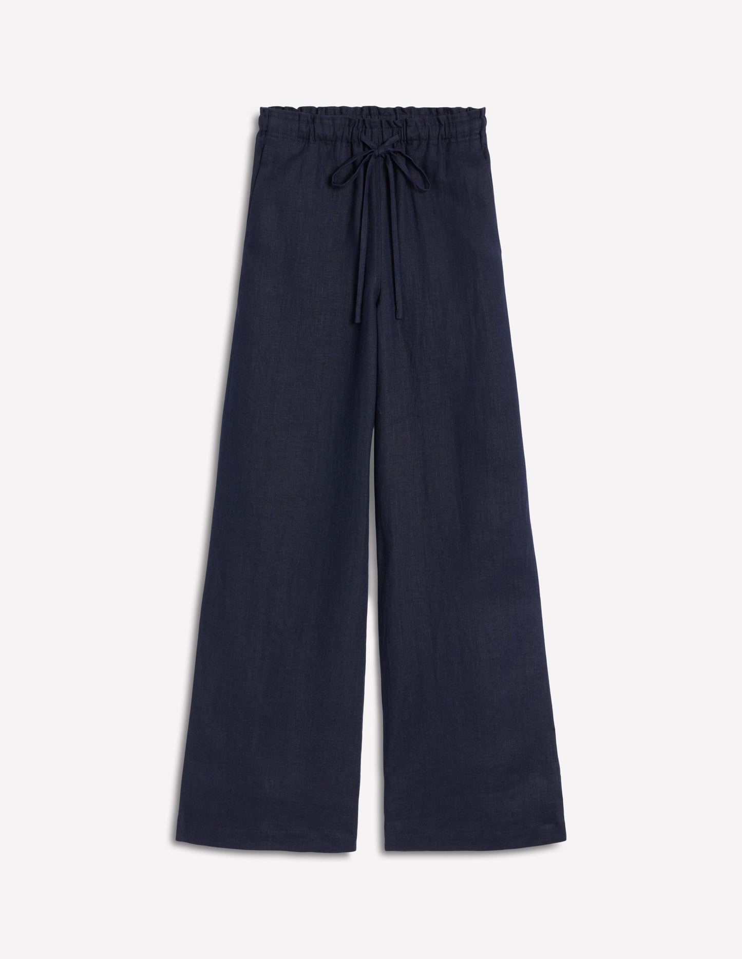 Islington Linen Pants-Navy