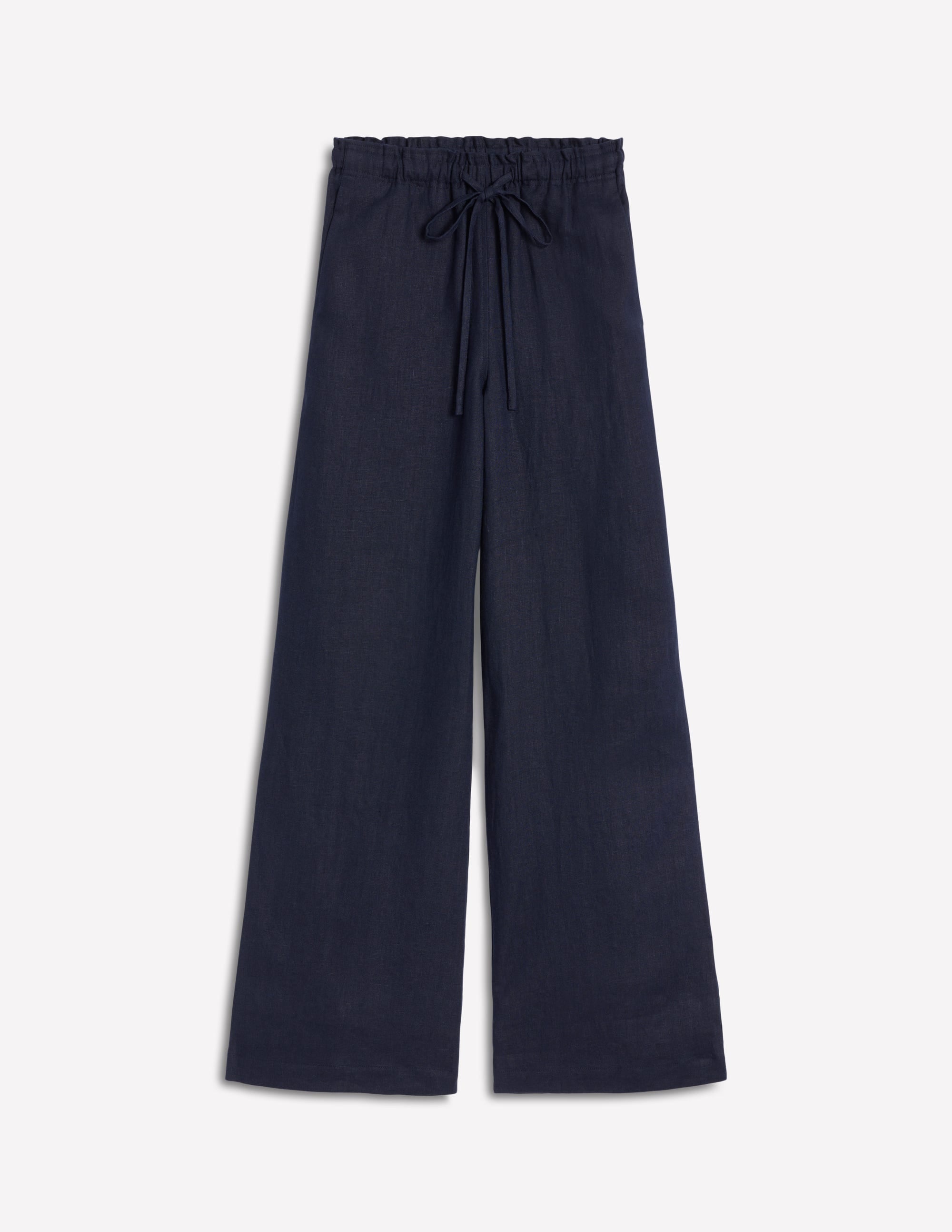 Islington Linen Pants-Navy - Image 6
