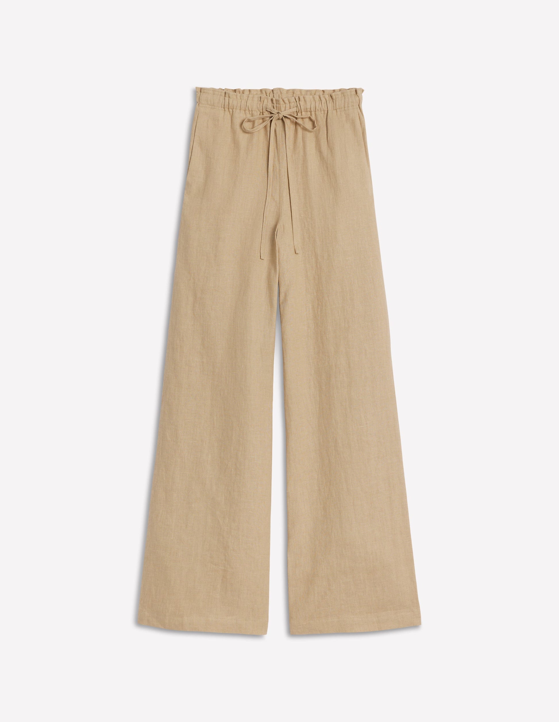 Islington Linen Pants-Oatmeal-6