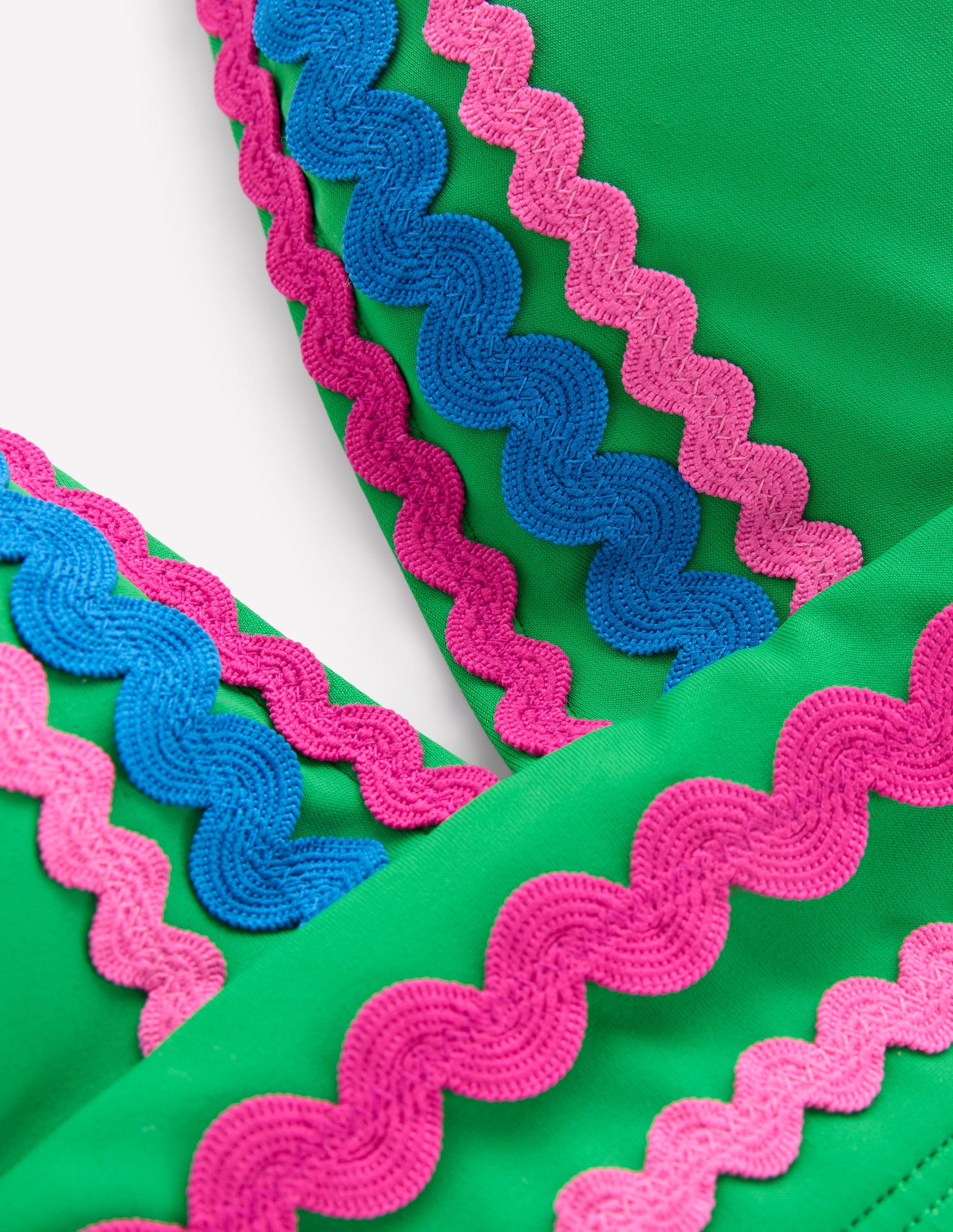 Porto Bikini Top-Bright Green Rik Rak-6