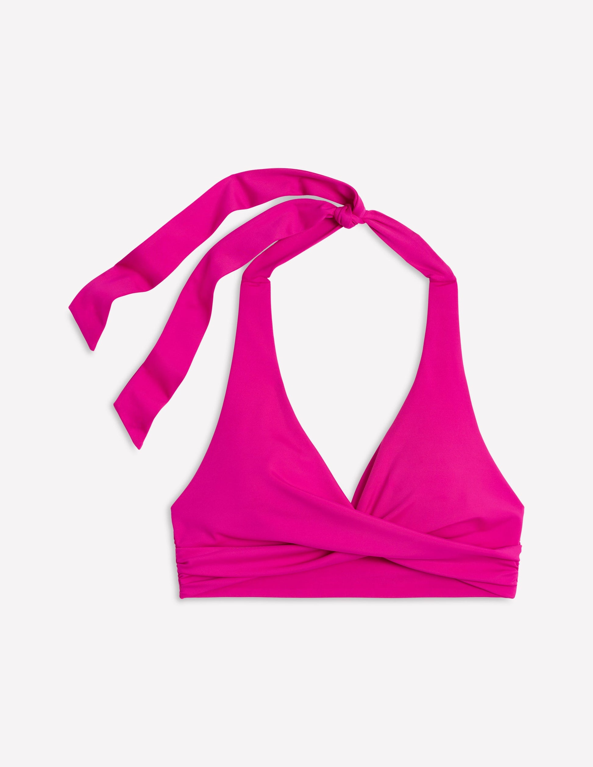 Levanzo Halter Bikini Top-Jewel Pink-5