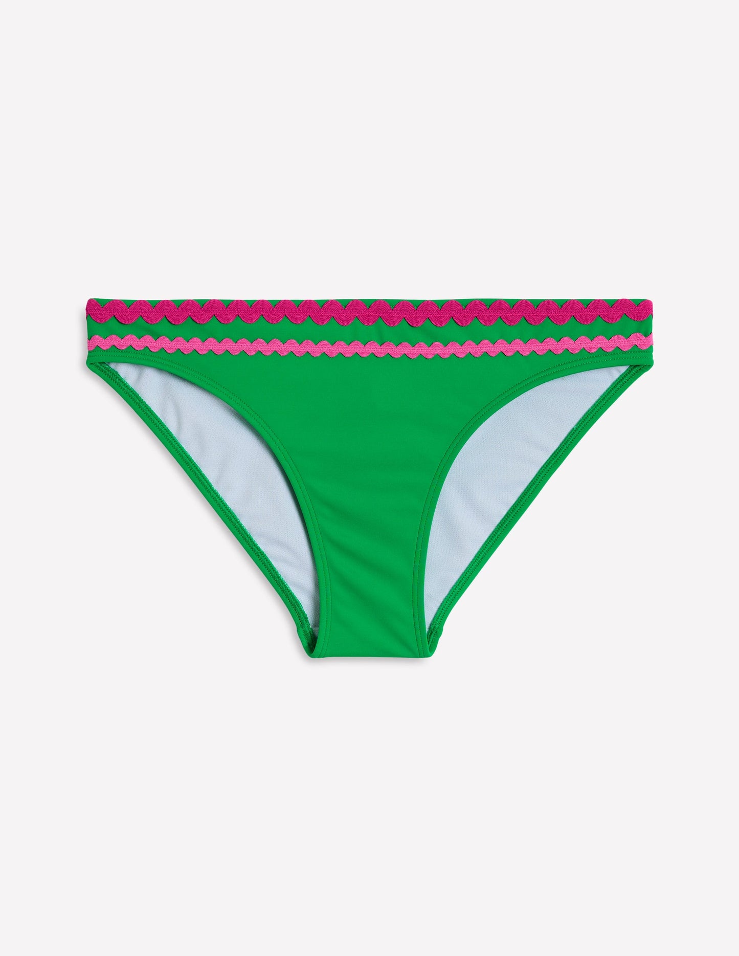 Porto Bikini Bottoms-Bright Green Rik Rak