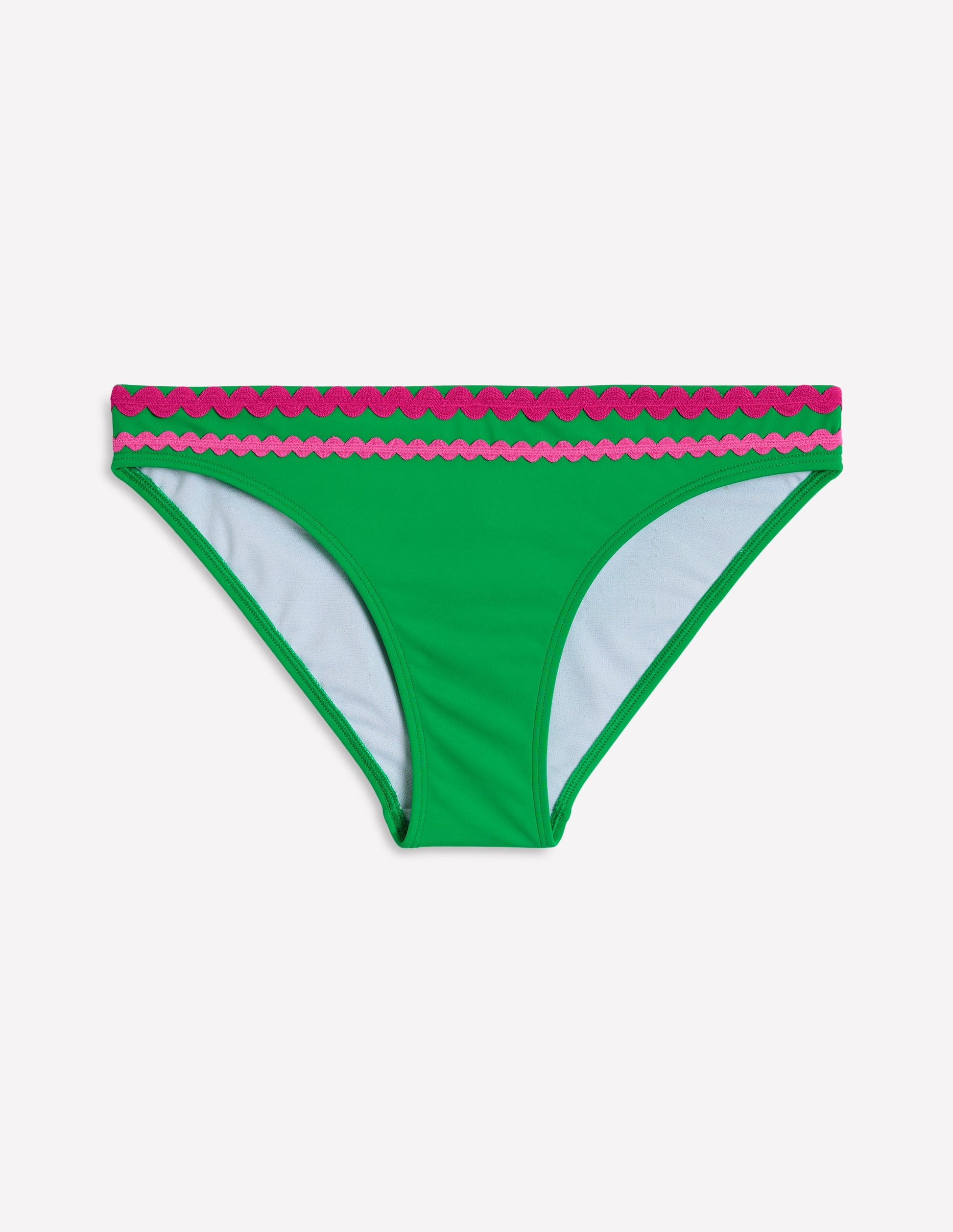 Porto Bikini Bottoms-Bright Green Rik Rak-5