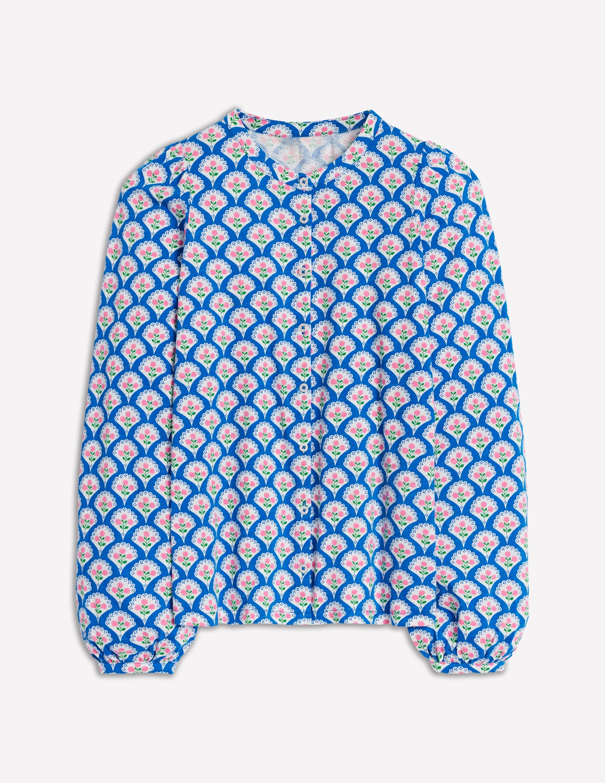 Marina Jersey Shirt-Gallery Blue, Blossom Terrace - Image 5
