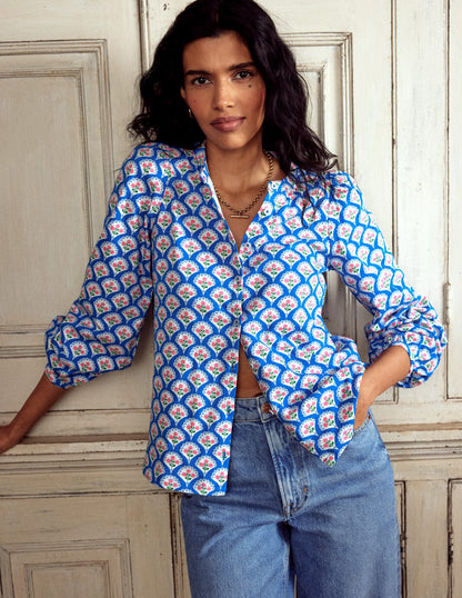 Marina Jersey Shirt-Gallery Blue, Blossom Terrace-1