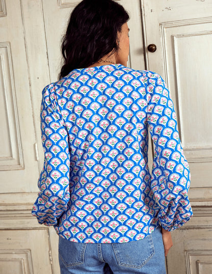 Marina Jersey Shirt-Gallery Blue, Blossom Terrace-3