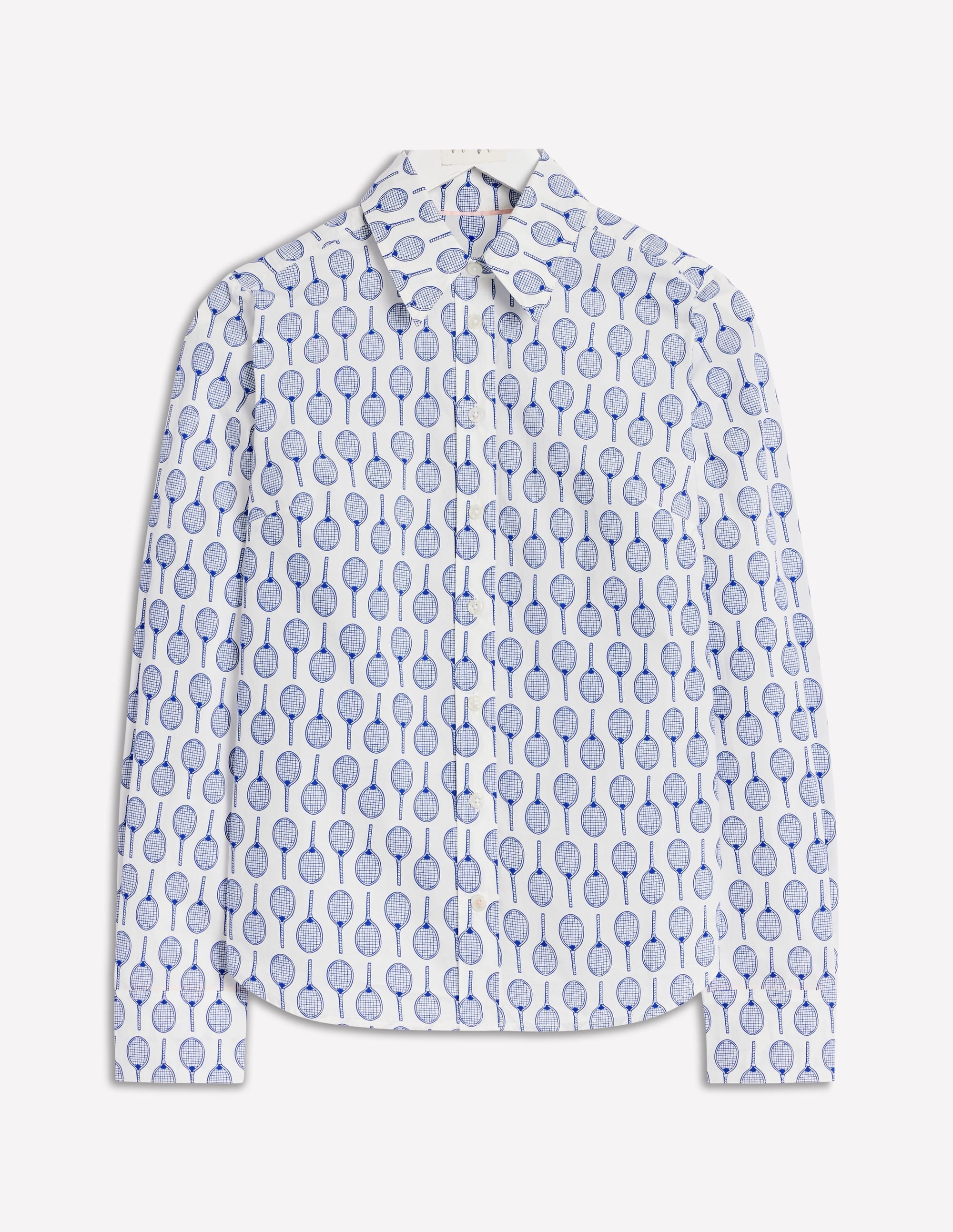 Sienna Cotton Shirt-Ivory, Tennis - Image 6