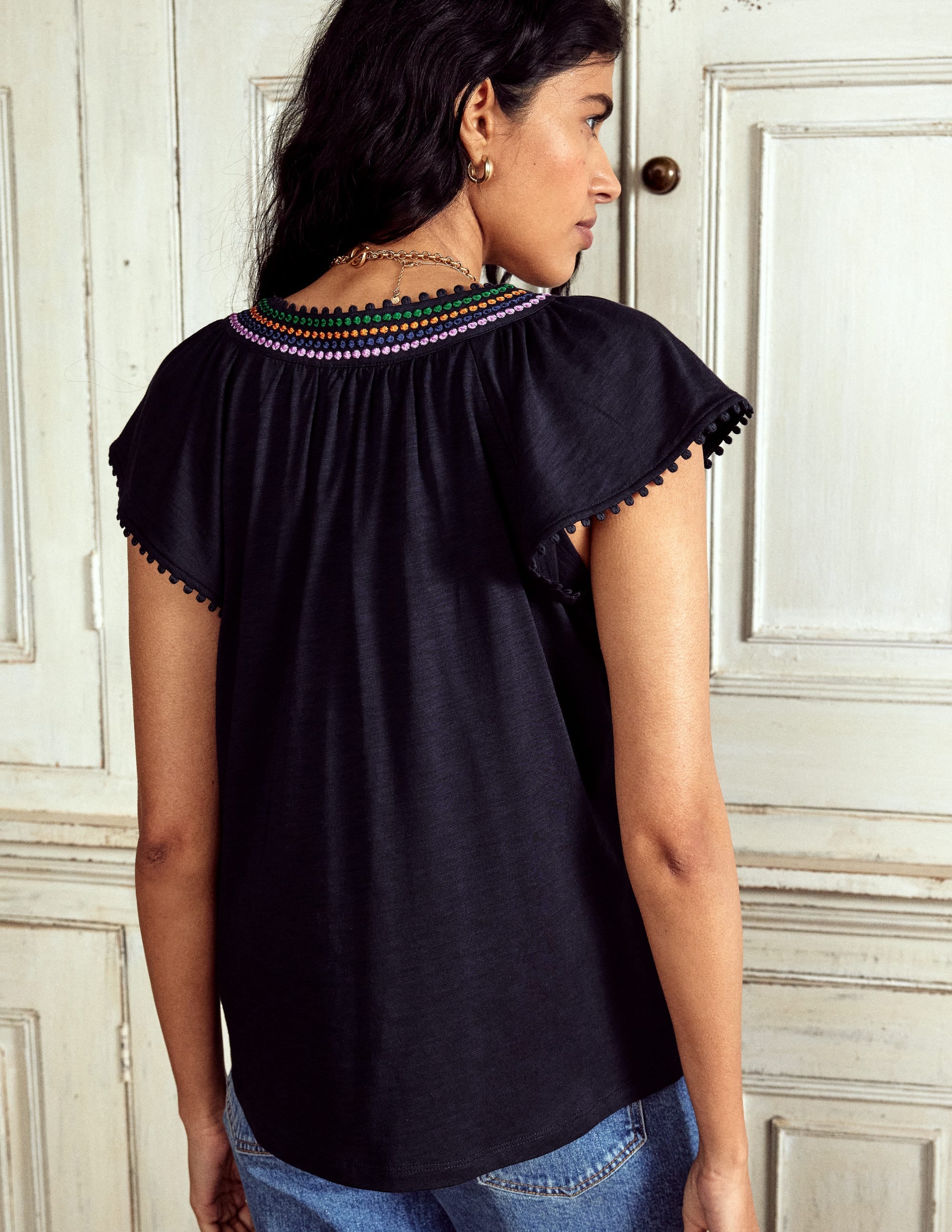 Pom Yoke Top-Navy - Image 3