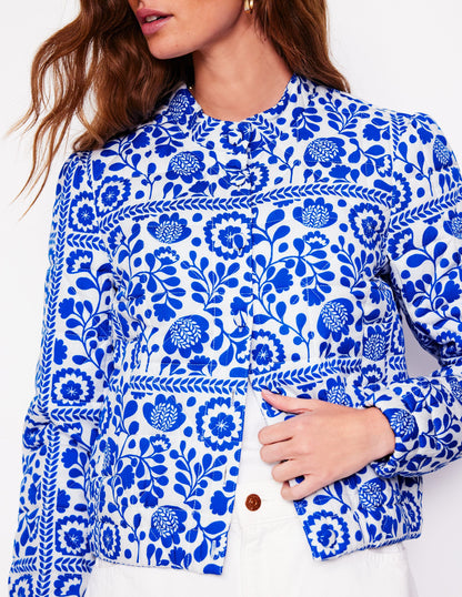 Highbury Quilted Jacket-Vine Tile-2