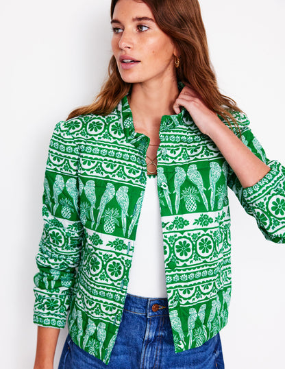 Highbury Quilted Jacket-Ornate Tropics-1