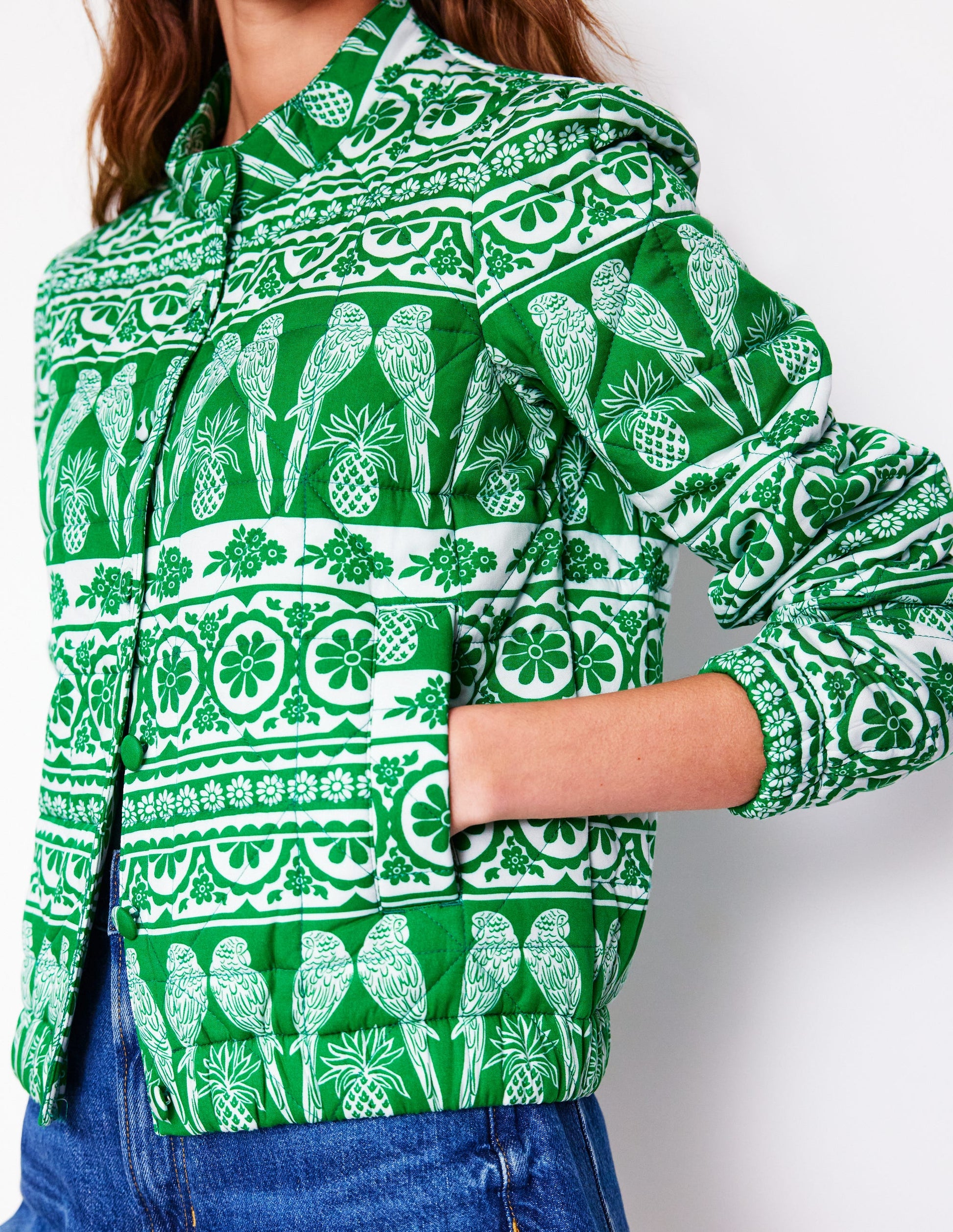 Highbury Quilted Jacket-Ornate Tropics-2
