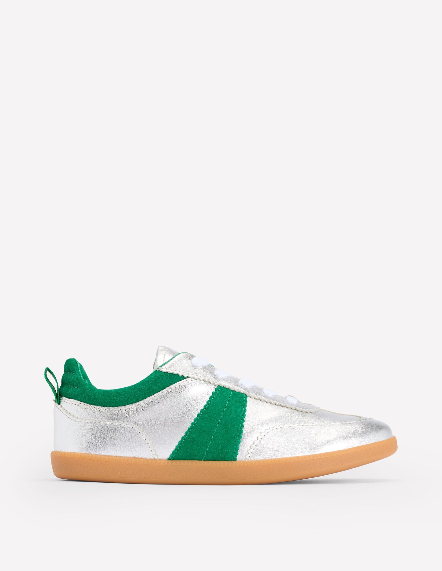 Erin Retro Tennis Sneakers-Silver